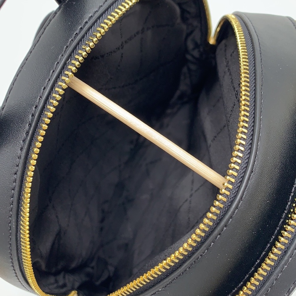 Michael Kors Jaycee Medium ZIP POCKET Pebbled Leather BackpackBLACK COL… - Picture 13 of 15